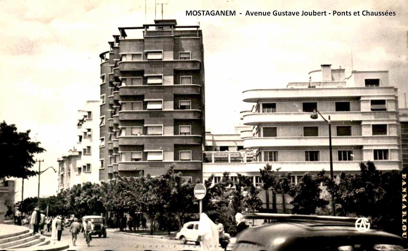 Mostaganem - Avenue Gustave Joubert et Ponts et Chaussees.jpg